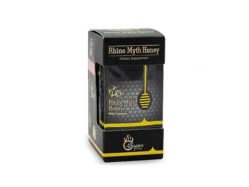 Rhino Myth Honey 7 g, 12 Sachet Black