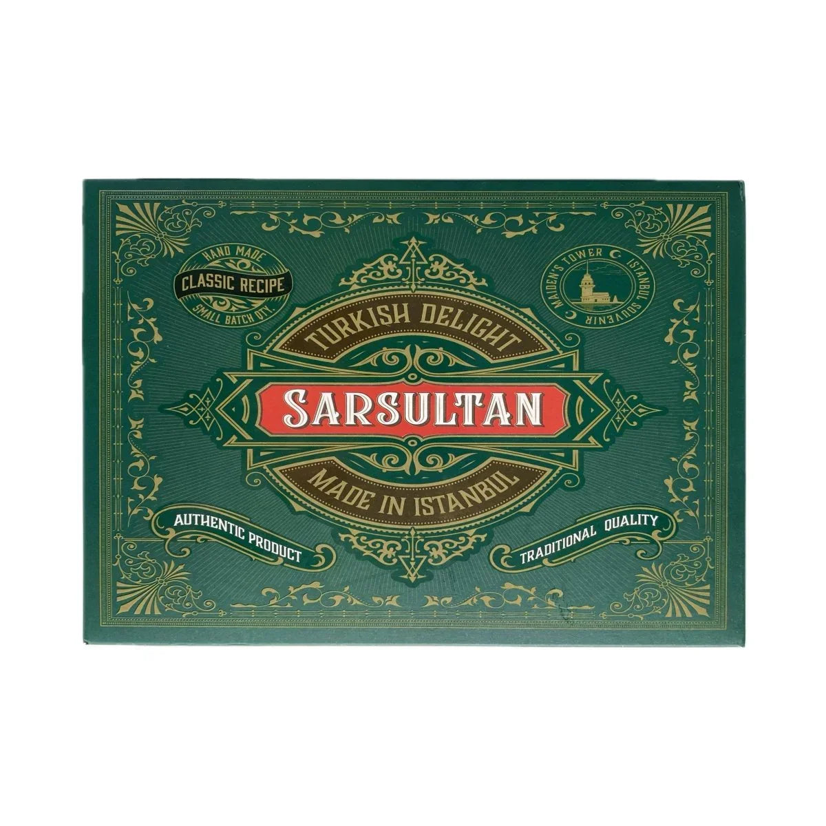 Ganik Sarsultan | Turkish Delight Pistachio Pomegranate Wick with Rose Petals
