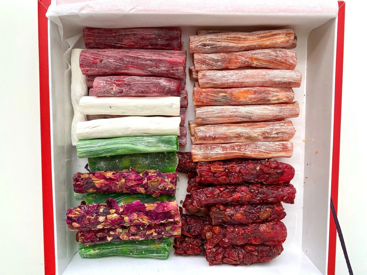 Ganik Sarsultan | Turkish Delight Fingers Variety Mix (Pomegranate, Orange, Honey, Kiwi)