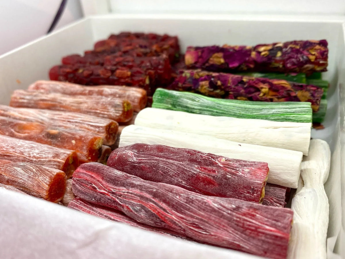 Ganik Sarsultan | Turkish Delight Fingers Variety Mix (Pomegranate, Orange, Honey, Kiwi)