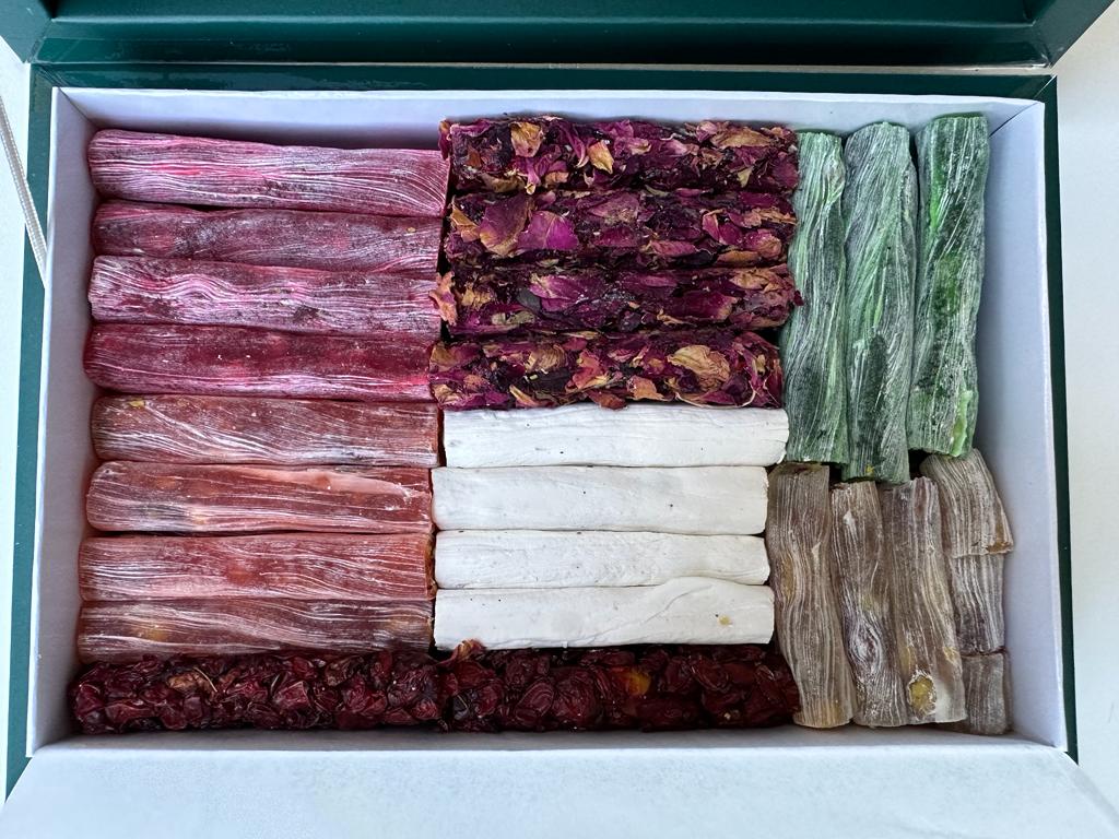 Ganik Sarsultan | Turkish Delight Fingers Variety Mix (Pomegranate, Orange, Honey, Kiwi)
