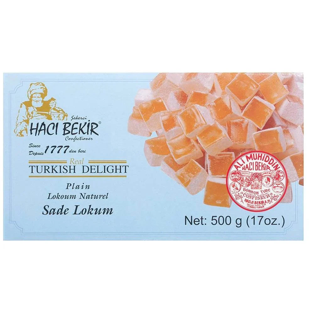 Haci Bekir Exclusive Turkish Delight Plain - Unique Consistency Lokums
